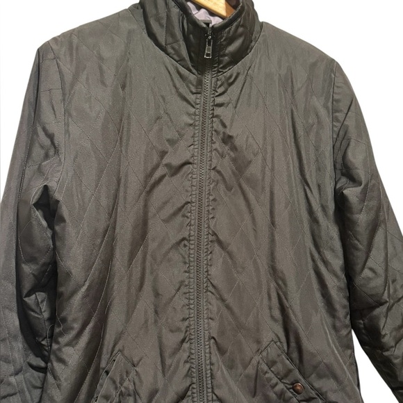 Prana Women’s Quilted Fleece Lined Black Jacket Size Medium - Picture 2 of 9